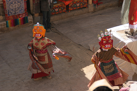 Temple dancers, Leh, Ladakh, India